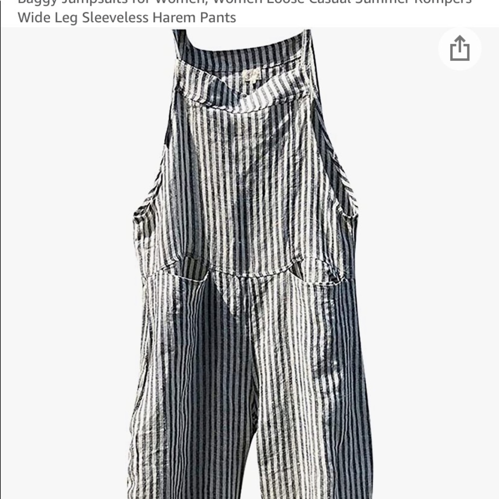 Grey and white brand new romper